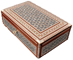 Jewelry Box Mother of Pearl - Egyptian Decorative Mosaic Jewelry Trinket Box - Convenient Inlaid Box for Jewelry and Other Small Items