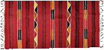 Handwoven Egyptian Tribal Kilim Rug - 100% Wool - Handmade Runner Kilim Rug with Bright, Vivid Colors - Made by CraftsOfEgypt