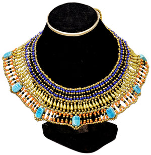 Cleopatra Egyptian Collar Necklace Design Costume Accessories Halloween