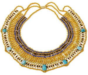 Egyptian on sale collar necklace