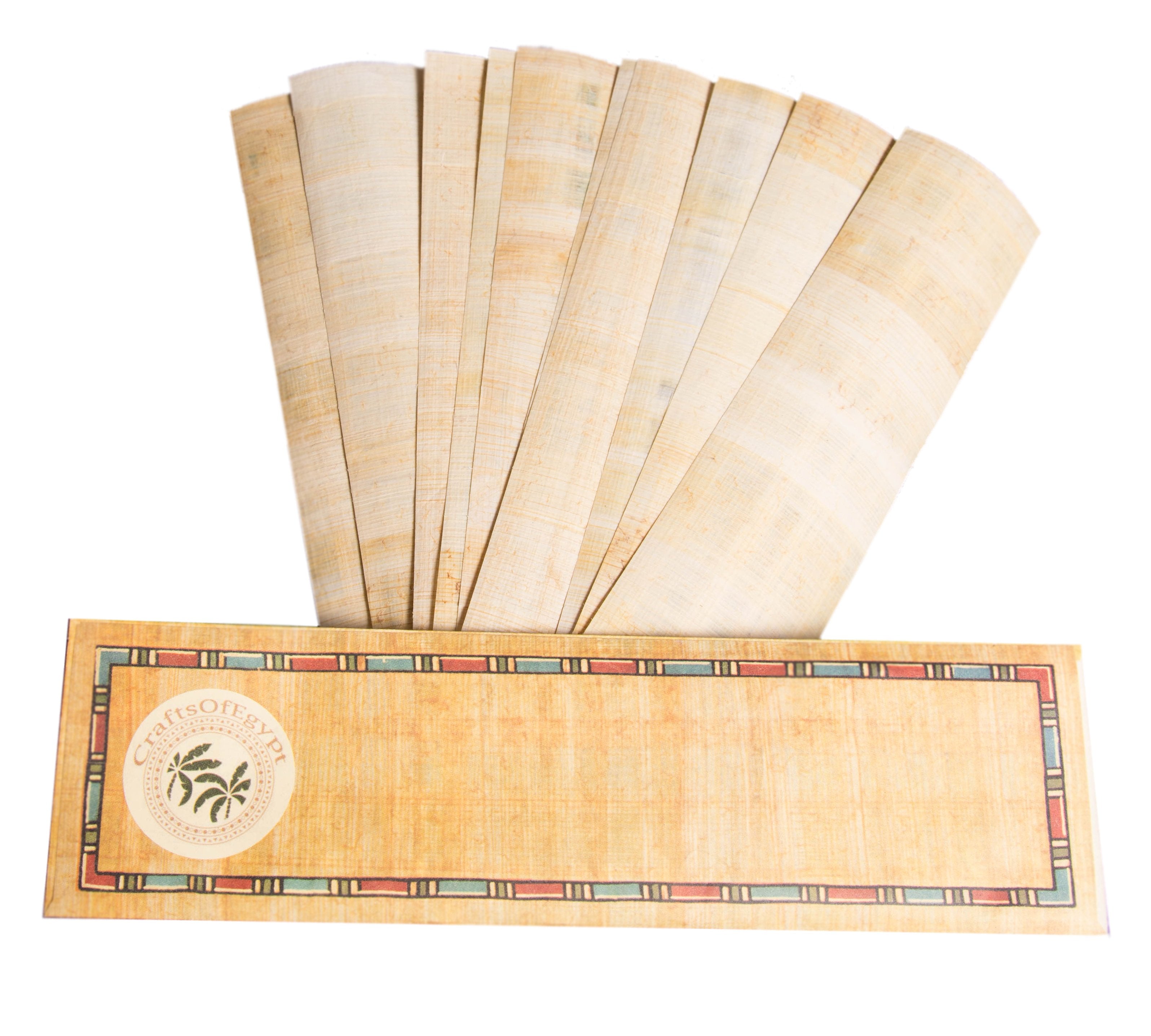 10 Egyptian Papyrus paper blank bookmarks for Art Projects and Schools – My  Village Crafts Imports Inc.
