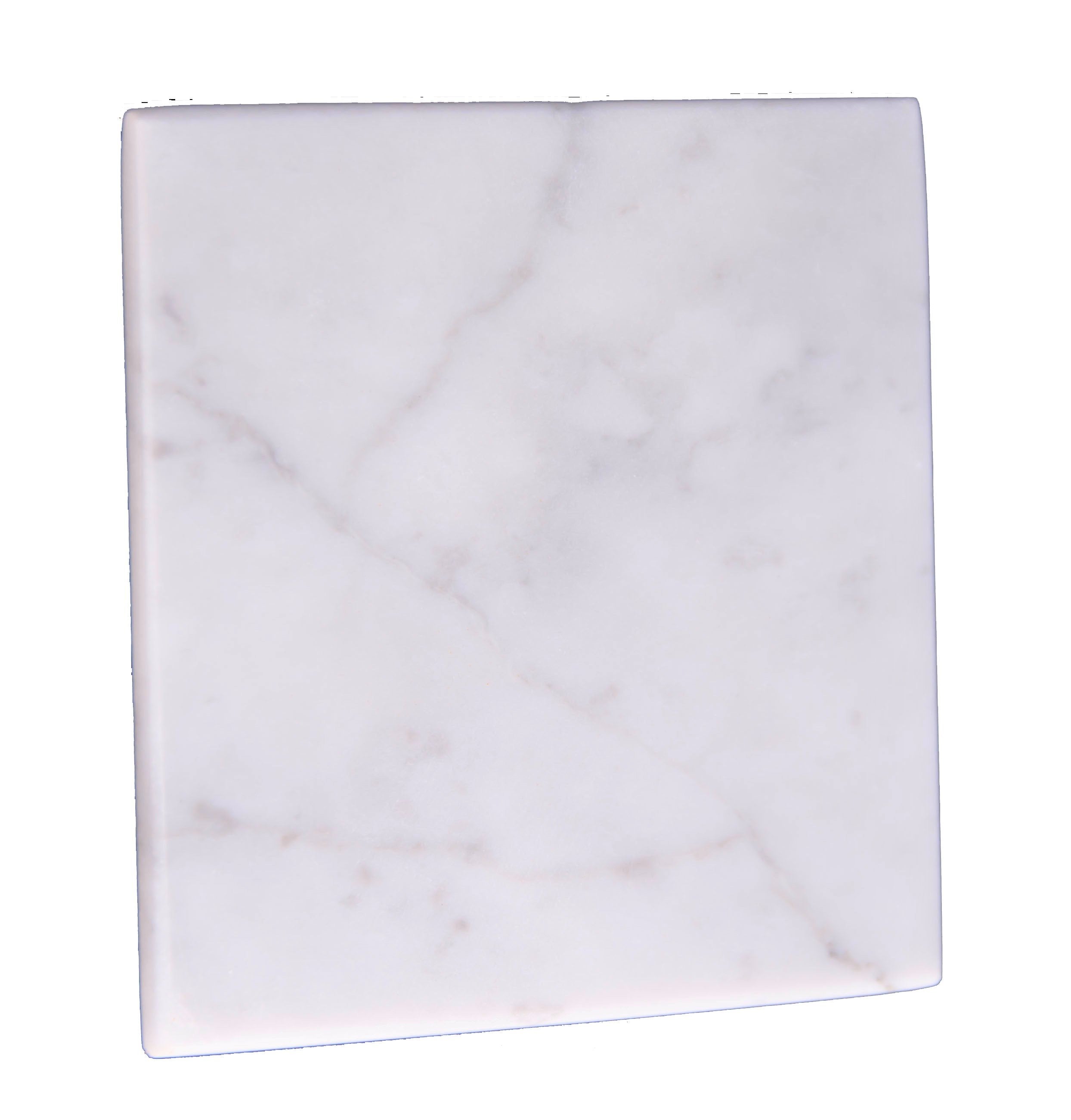 Set of 6 - White Marble Stone Coasters Polished Coasters 3.5 x 3.5 Inches ( 9x9 cm) Square Protection from Drink Rings -CraftsOfEgypt