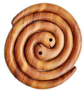 Indian Rose wood Spiral hot pot holder trivet heat protector 2 Pieces