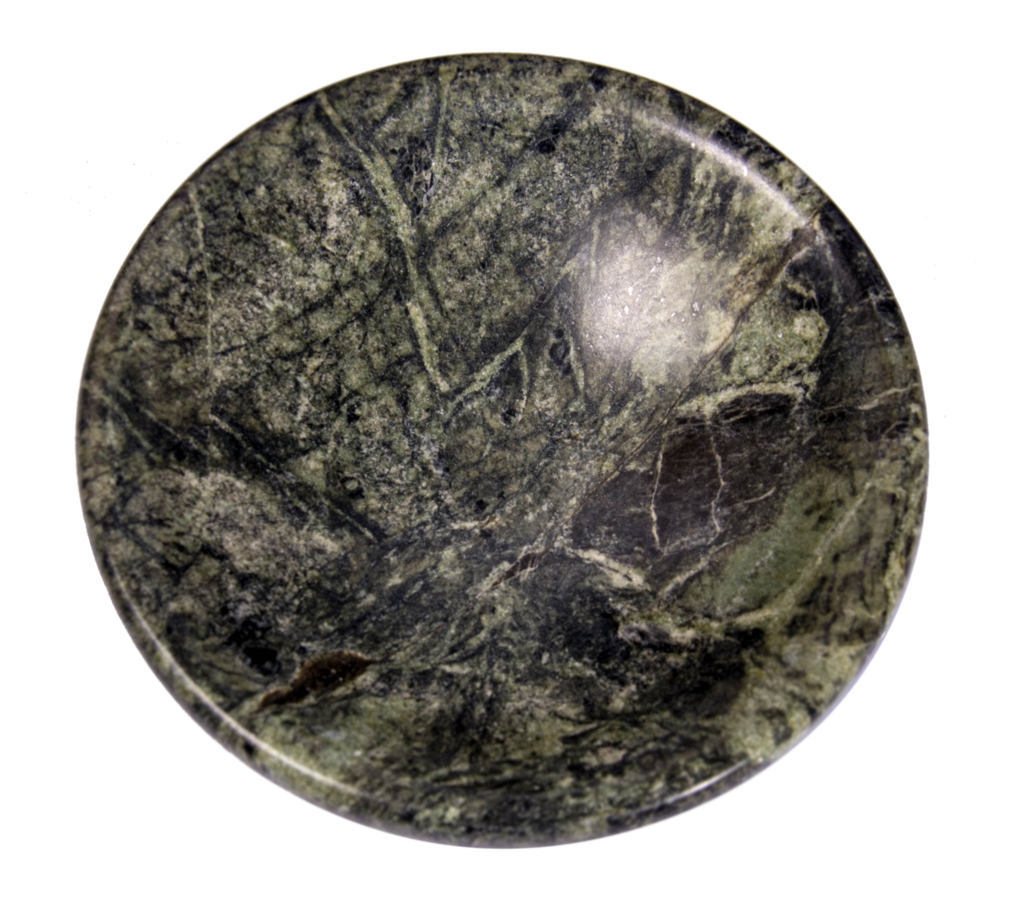 CraftsOfEgypt Green Marble Soap Dish - Polished and Shiny Marble Dish Holder Beautifully Crafted Bathroom Accessory by