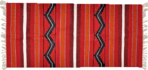 Handwoven Egyptian Tribal Kilim Rug - 100% Wool - Handmade Runner Kilim Rug with Bright, Vivid Colors - Made by CraftsOfEgypt