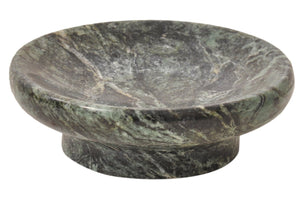 CraftsOfEgypt Green Marble Soap Dish - Polished and Shiny Marble Dish Holder Beautifully Crafted Bathroom Accessory by