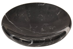 Black Marble Soap Dish - Polished and Shiny Marble Dish Holder - Beautifully Crafted Bathroom Accessory - by CraftsOfEgypt