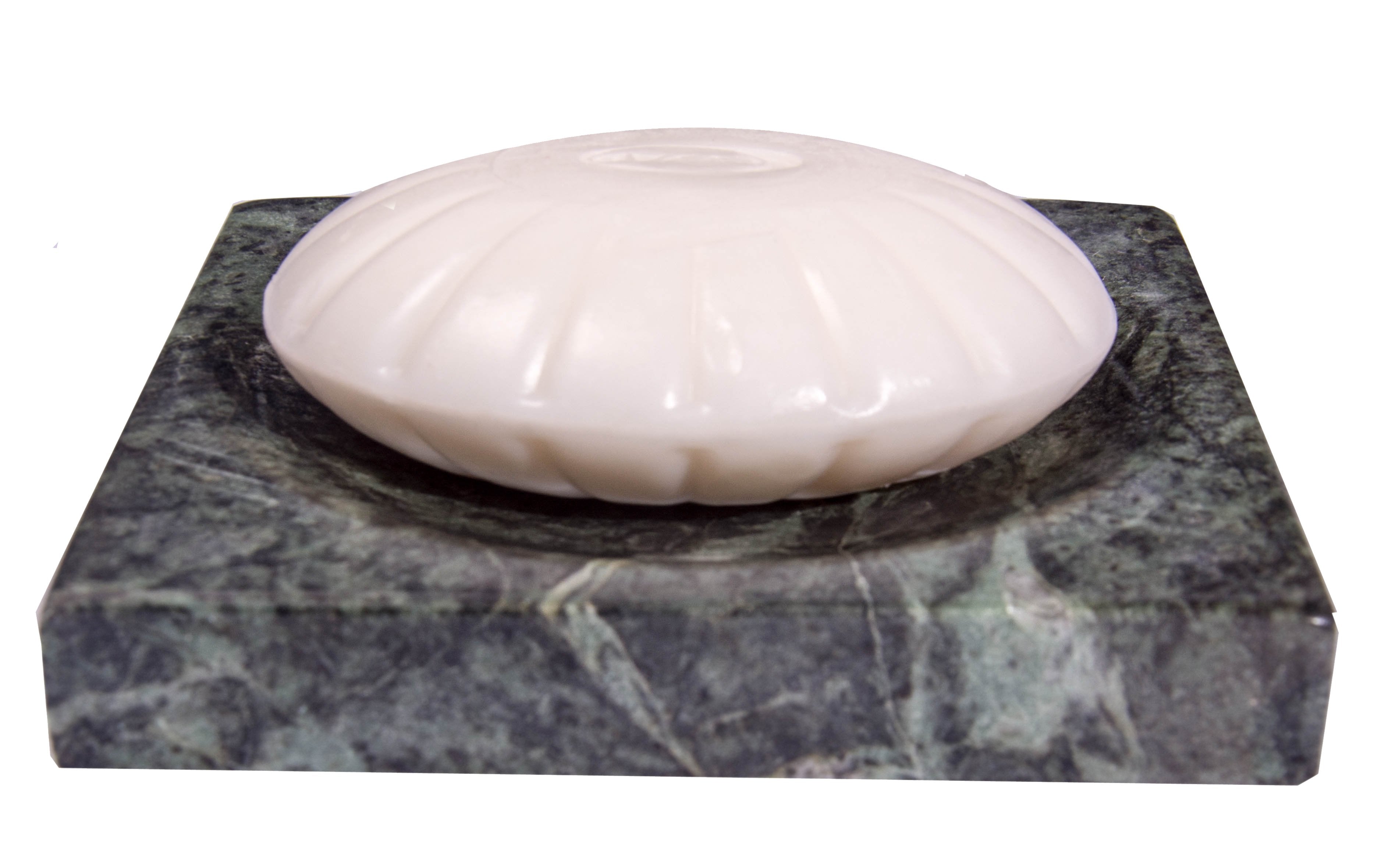 CraftsOfEgypt Green Marble Soap Dish - Polished and Shiny Marble Dish Holder - Beautifully Crafted Bathroom Accessory - by