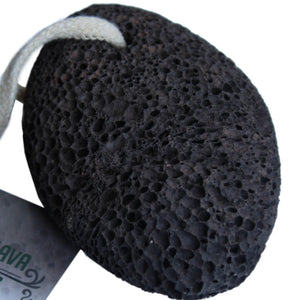 100% Natural Egyptian Rounded Black Pumice Stone from the Red Sea